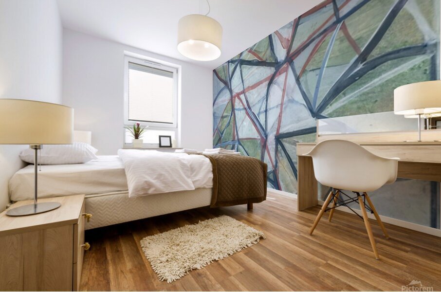 Art by Brice Marden   Mural print