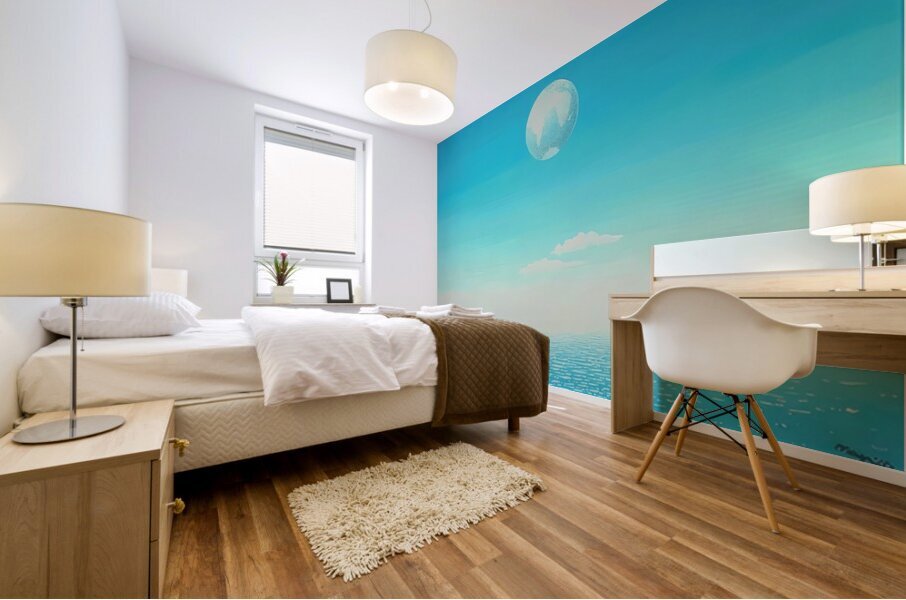 Rene Magritte Mural print