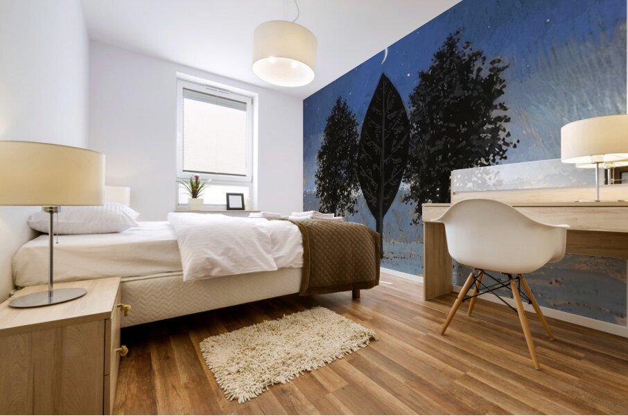 Rene Magritte Mural print