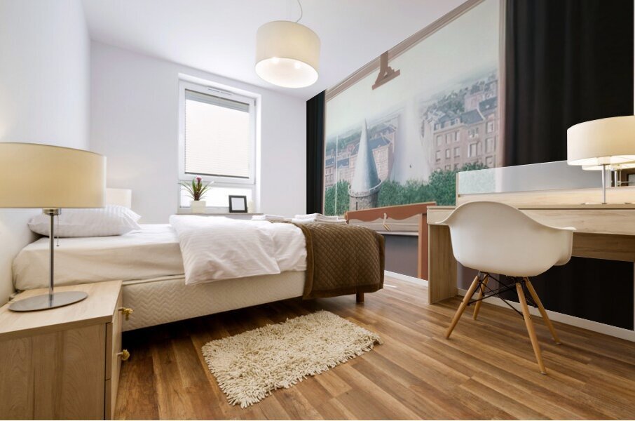 Rene Magritte Mural print