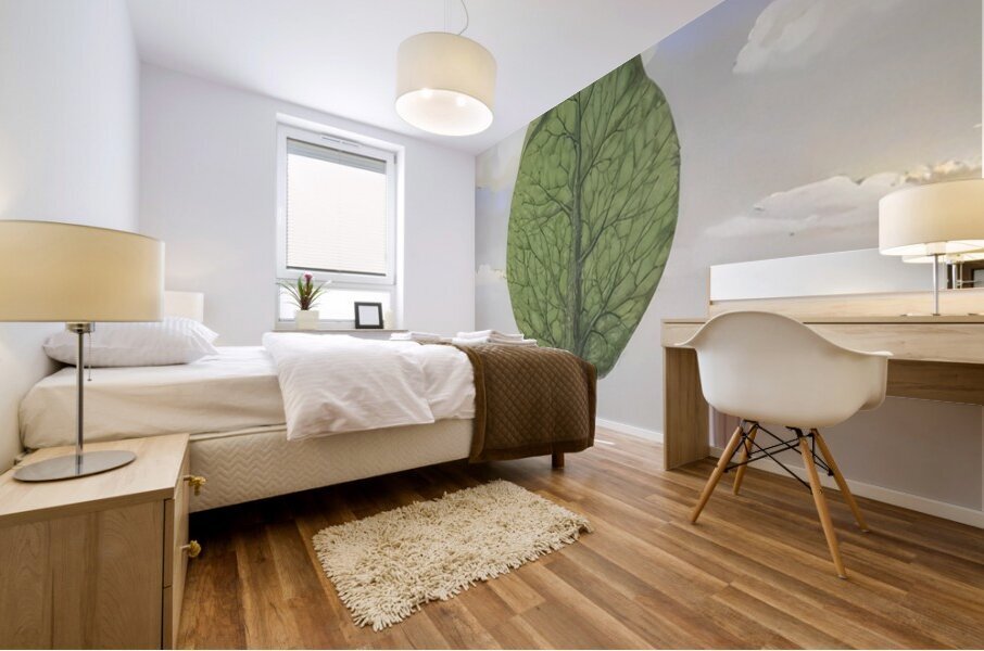 Rene Magritte Mural print