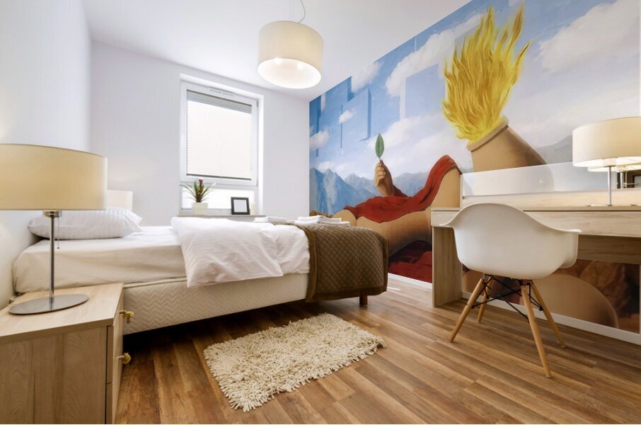 Rene Magritte Mural print