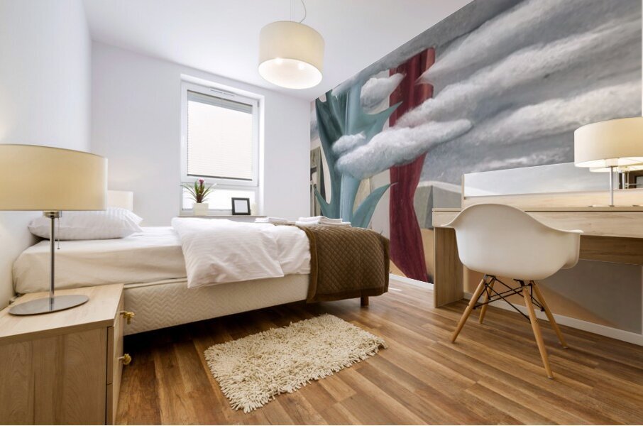 Rene Magritte Mural print