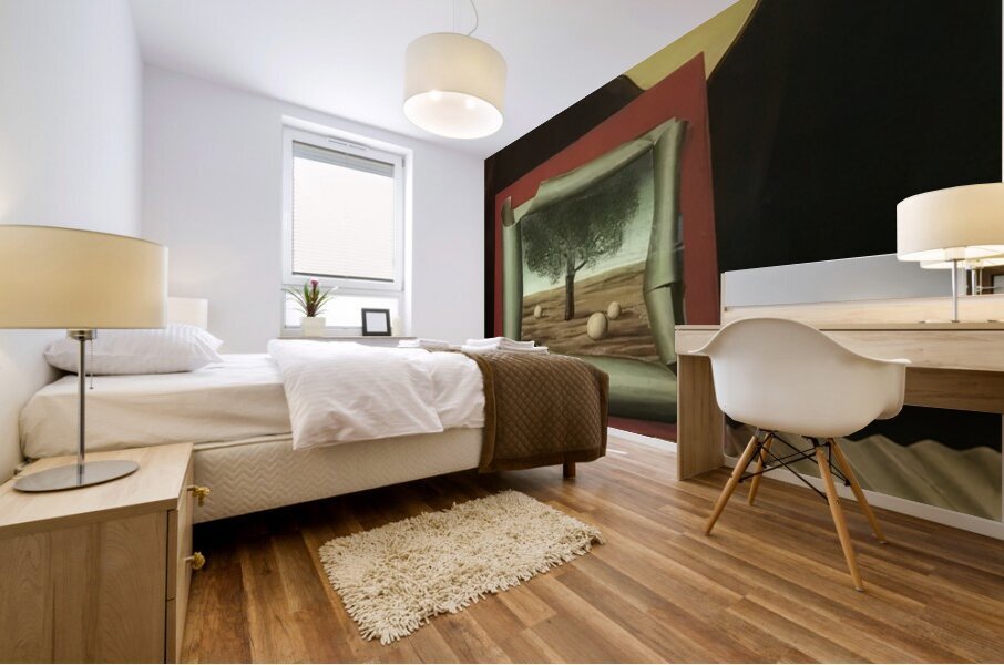 Rene Magritte Mural print