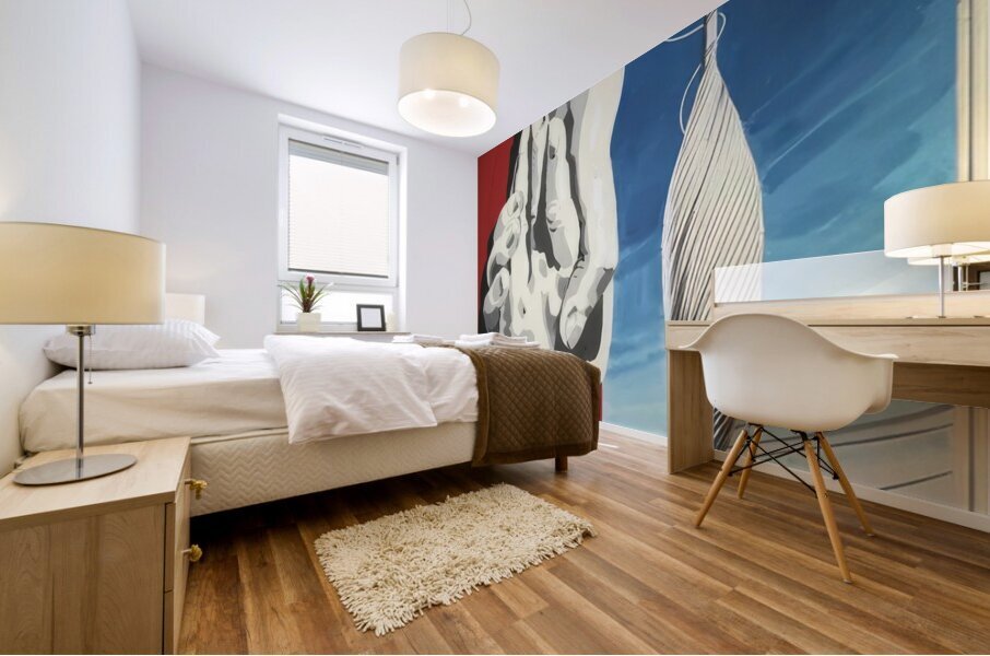 Rene Magritte Mural print