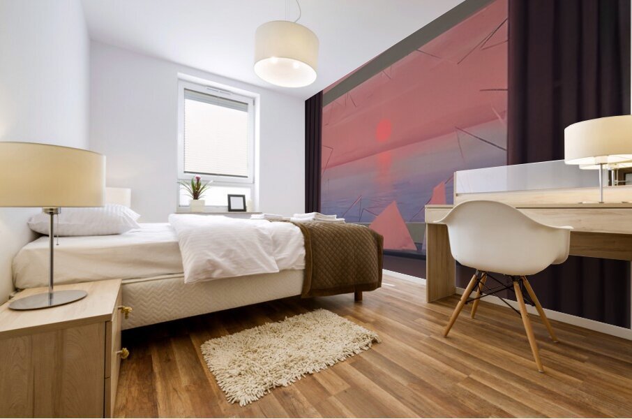 Rene Magritte Mural print