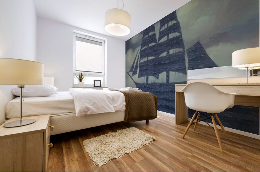 Rene Magritte Mural print