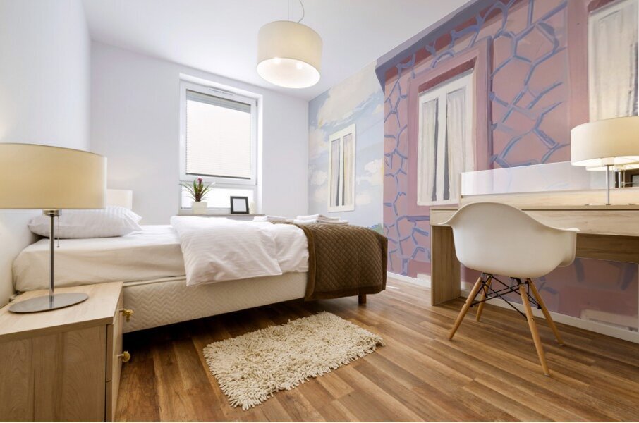 Rene Magritte Mural print