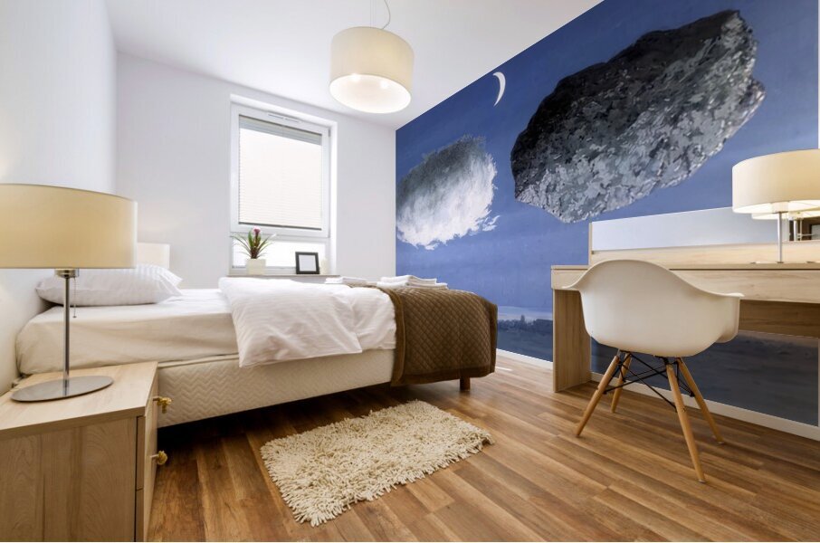 Rene Magritte Mural print