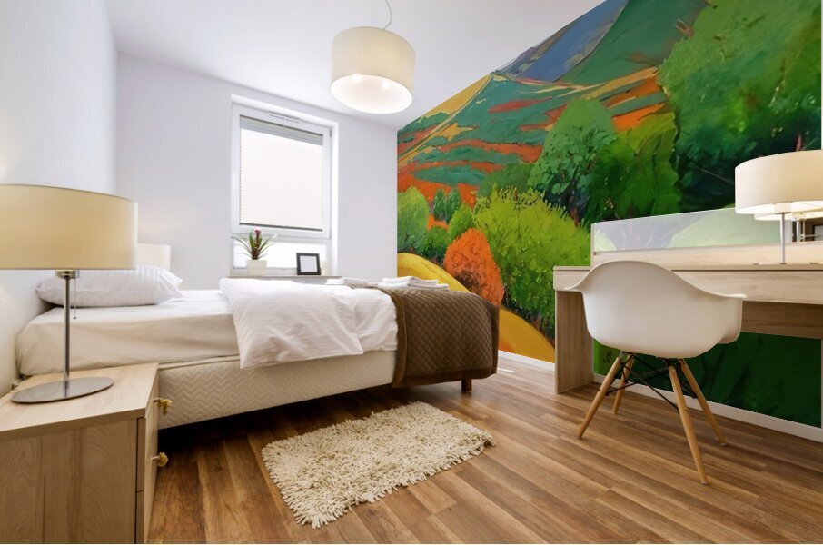 David Hockney 2 Mural print