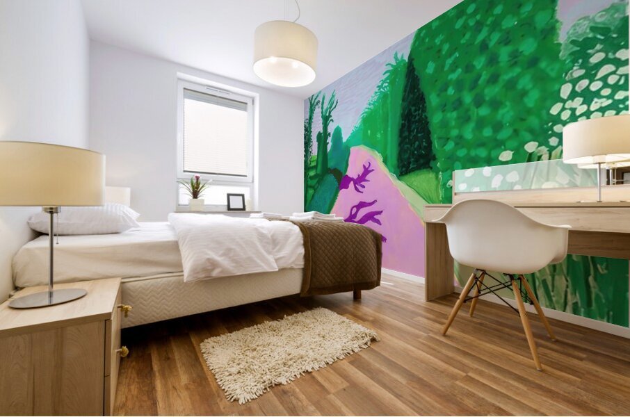 David Hockney 3 Mural print