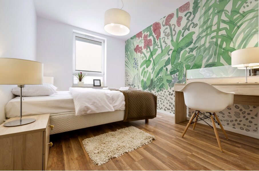 David Hockney 4 Mural print