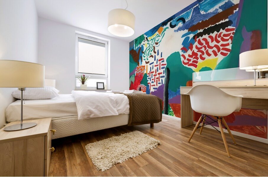 David Hockney 8 Mural print