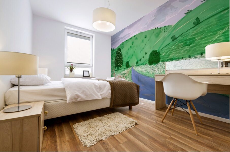 David Hockney 12 Mural print