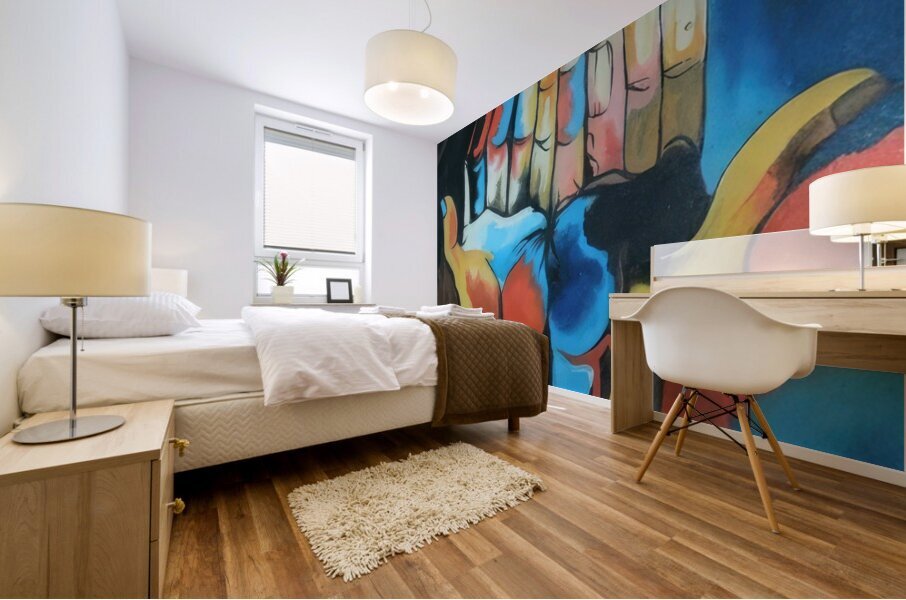 OUSWALDO GUAYASAMIN  28 Mural print