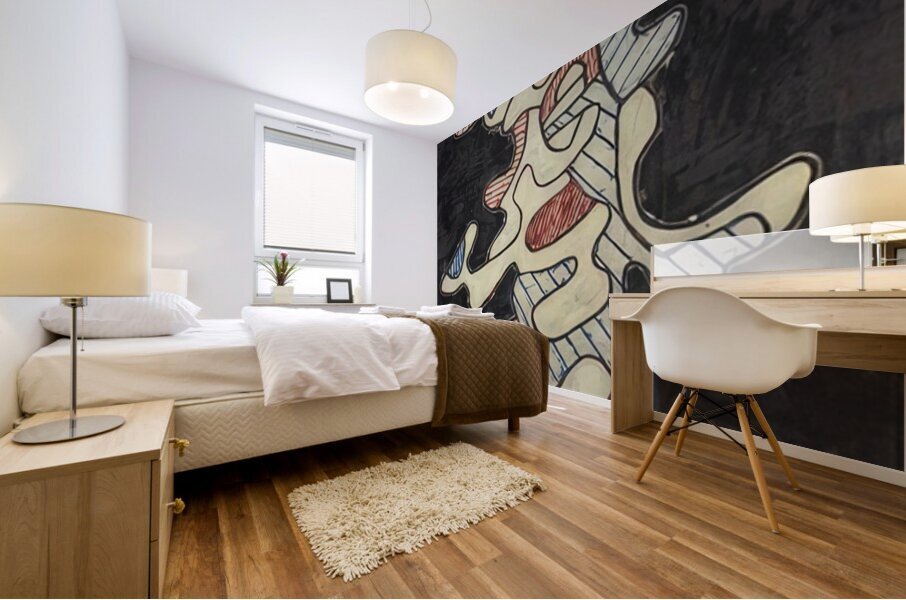 JEAN DUBUFFET 5 Mural print
