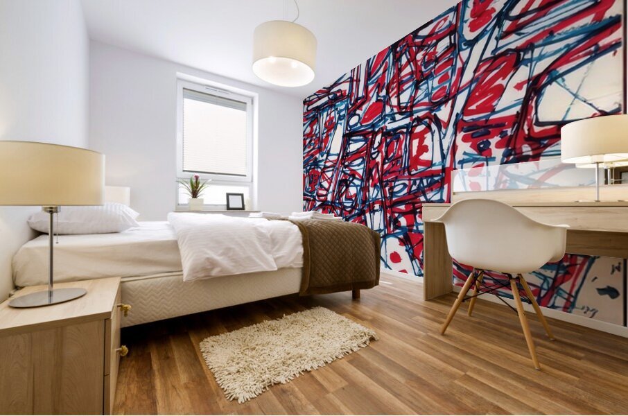 JEAN DUBUFFET 6 Mural print