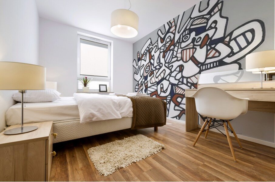 JEAN DUBUFFET 12 Mural print