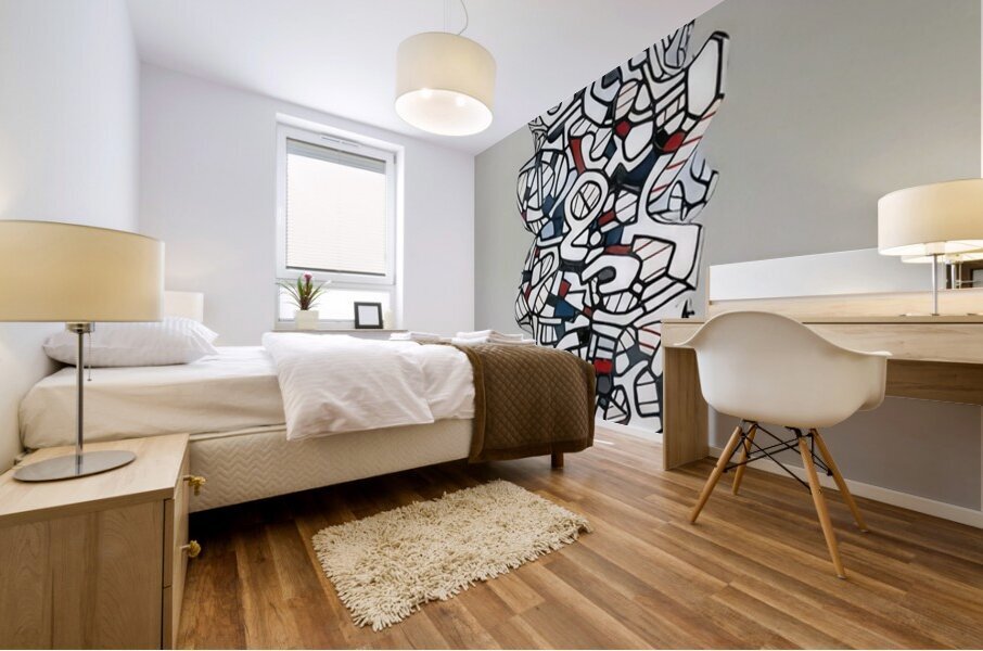 JEAN DUBUFFET 15 Mural print