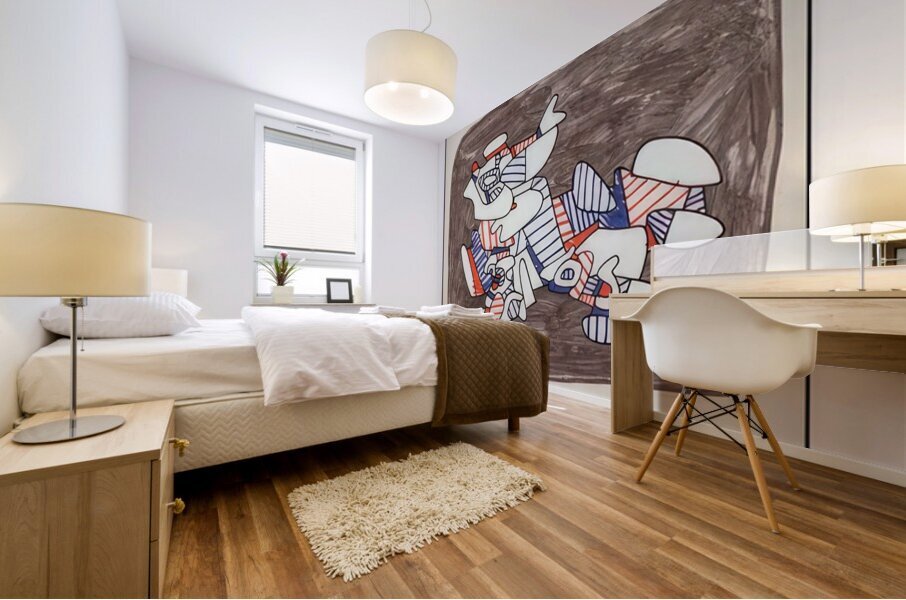 JEAN DUBUFFET 17 Mural print