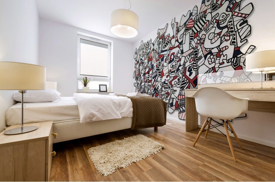 JEAN DUBUFFET 32 Mural print