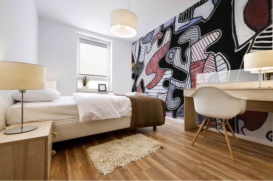 JEAN DUBUFFET 51 Mural print