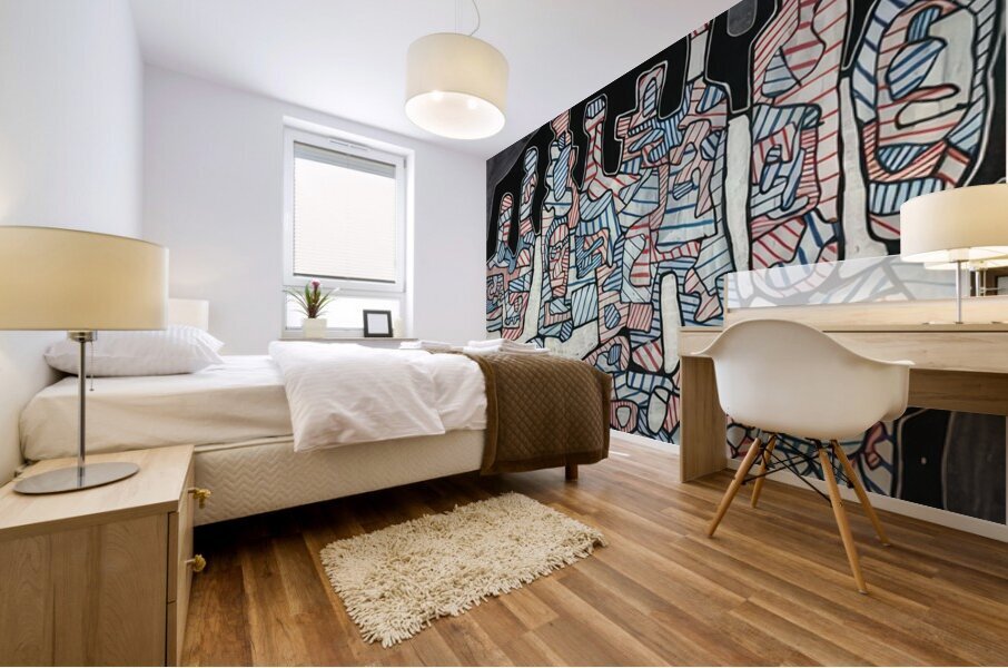 JEAN DUBUFFET 57 Mural print