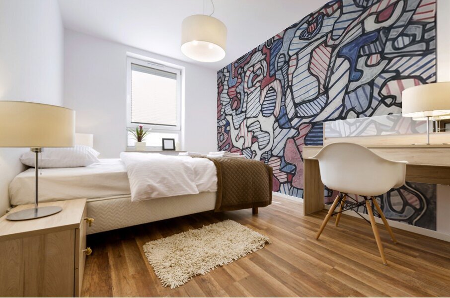 JEAN DUBUFFET 58 Mural print