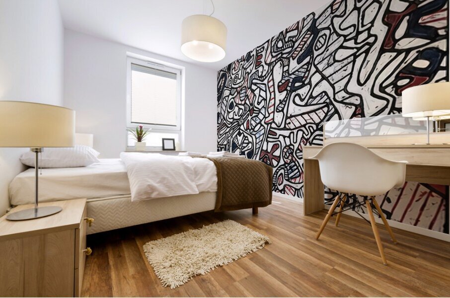 JEAN DUBUFFET 67 Mural print