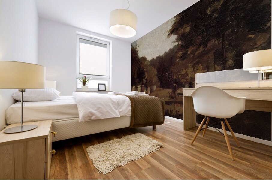 Landscape Varenne Saint Hilaire 1865 Camille Pissarro Mural print