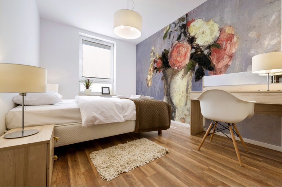 Bouquet of Flowers 1873 Camille Pissarro Mural print