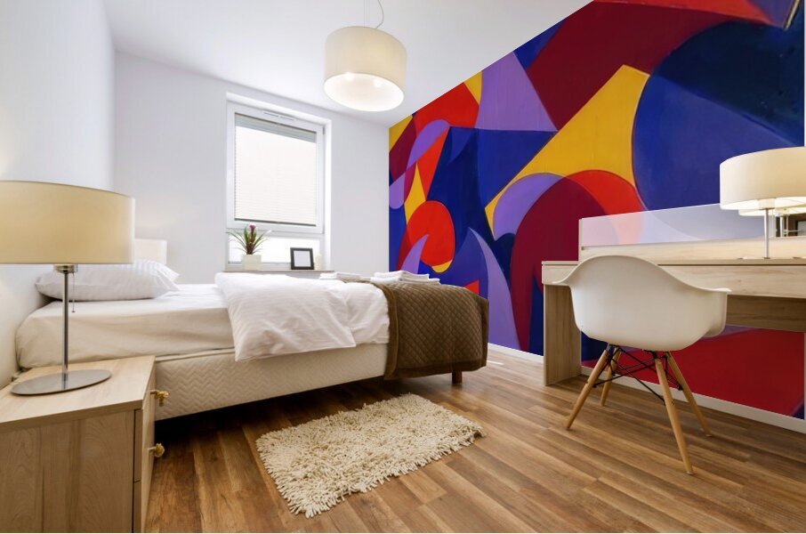 Artwork by Giacomo Balla  1 Mural print