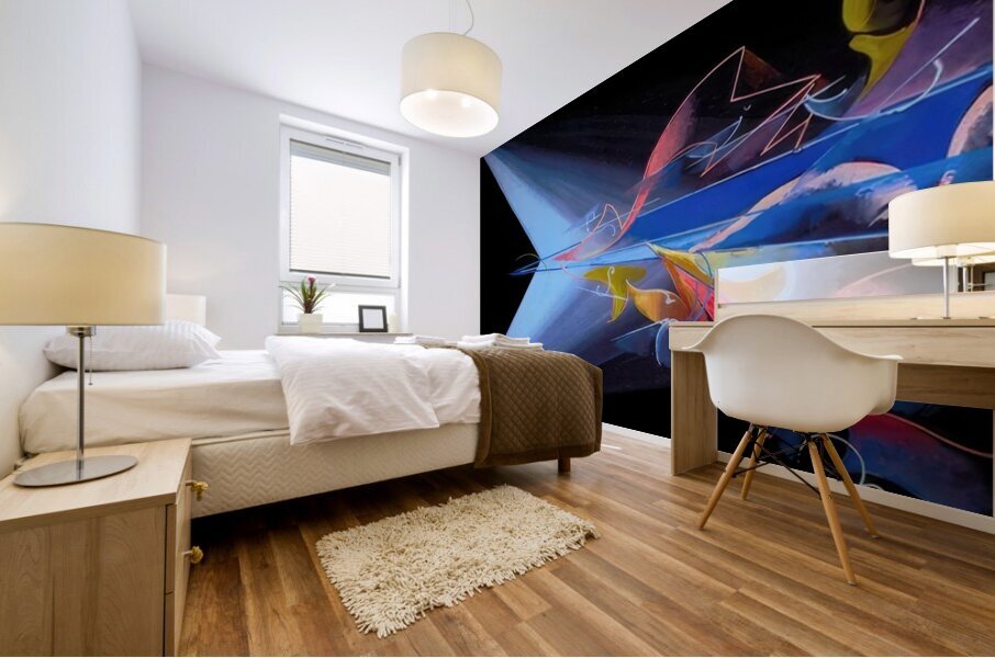 Artwork by Giacomo Balla  4 Mural print