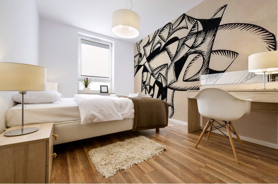 Artwork by Giacomo Balla  6 Mural print