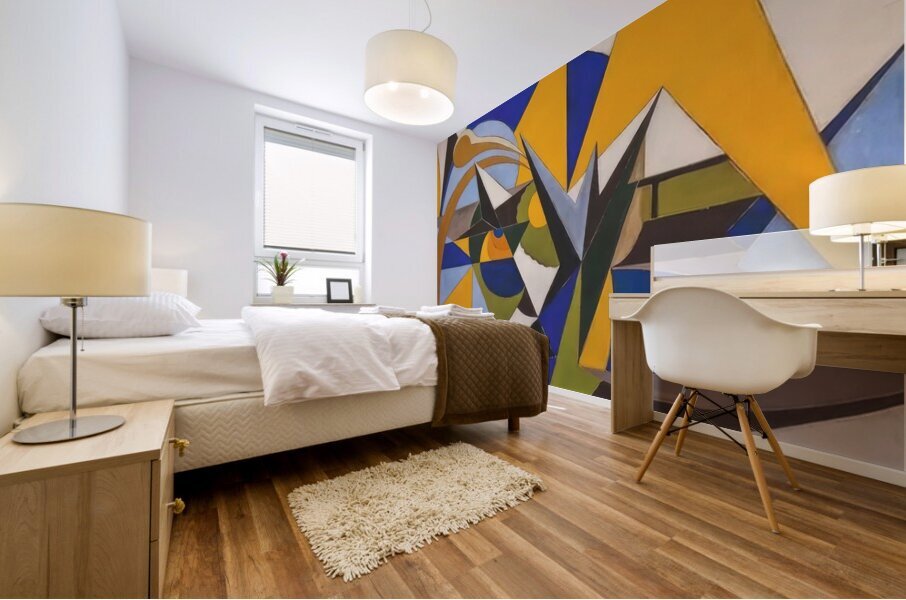 Artwork by Giacomo Balla  33 Mural print