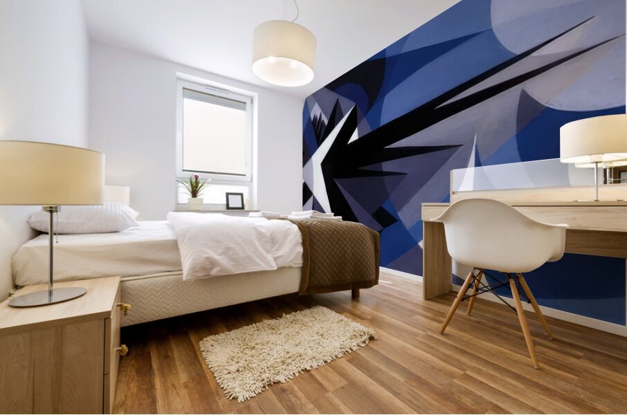 Artwork by Giacomo Balla  2 Mural print