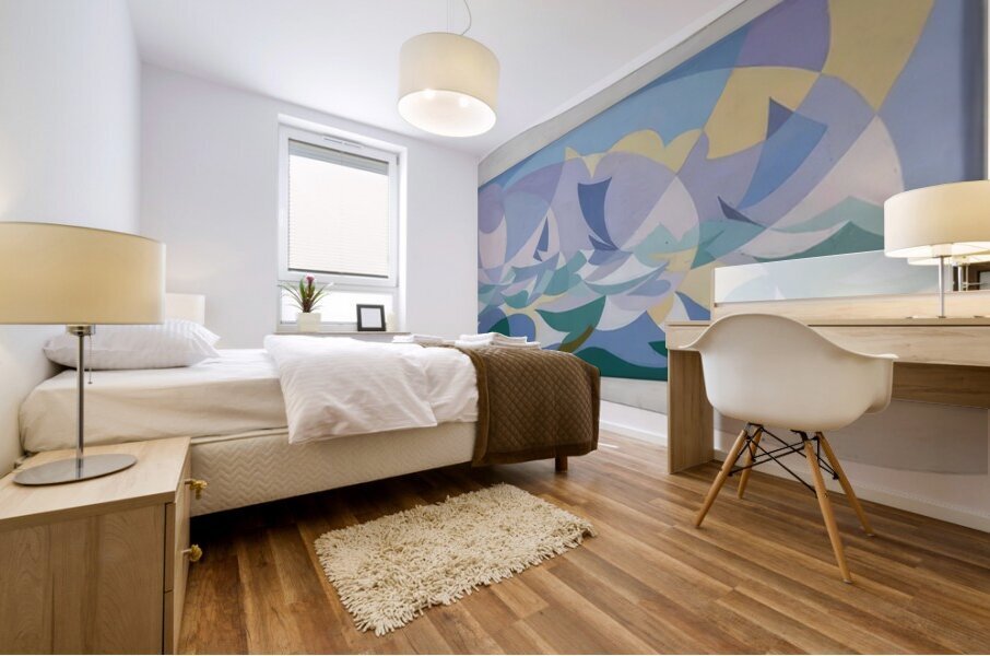 Artwork by Giacomo Balla  3 Mural print