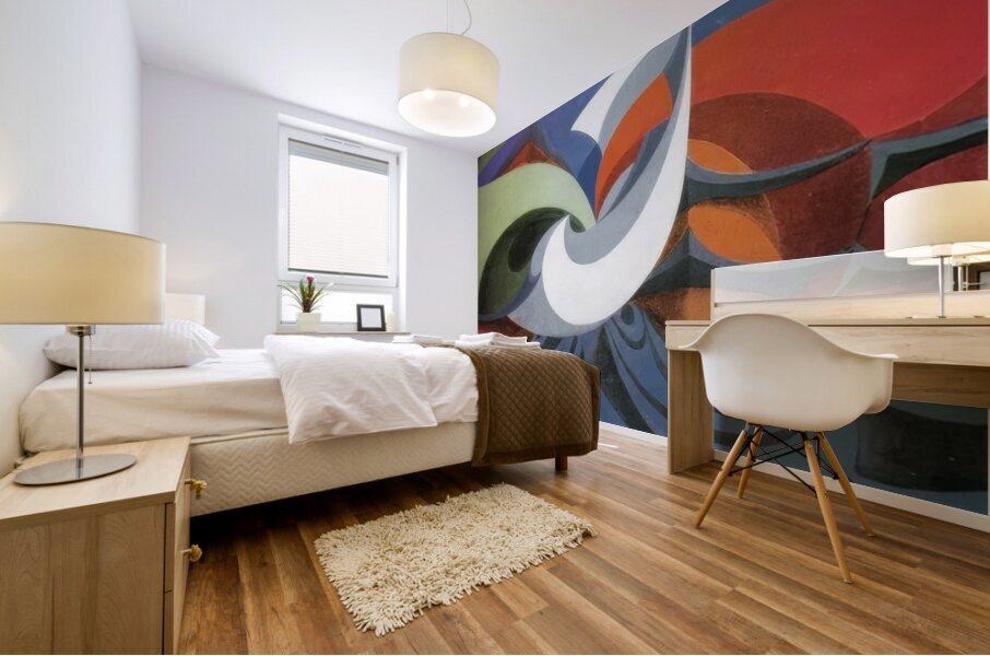 Artwork by Giacomo Balla  24 Mural print