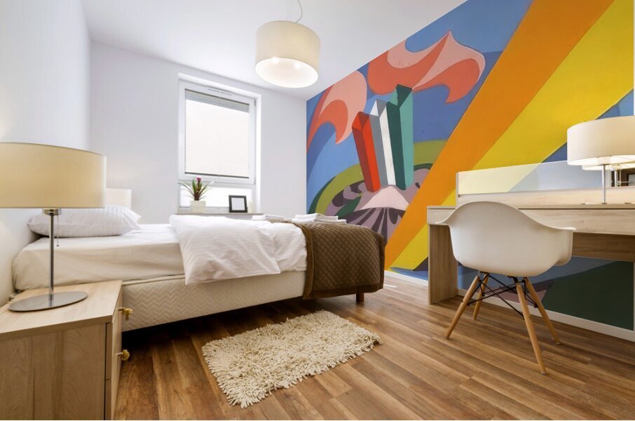 Artwork by Giacomo Balla  25 Mural print