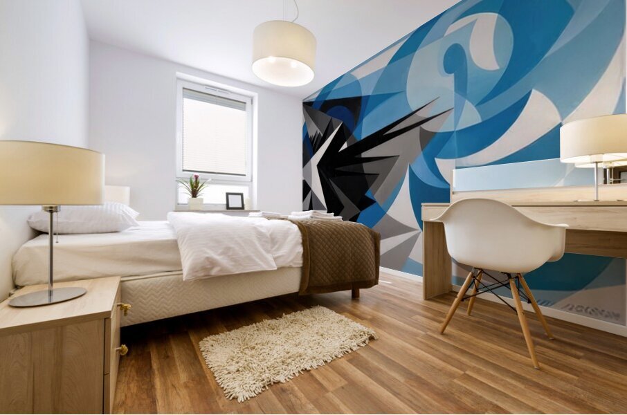 Artwork by Giacomo Balla  55 Mural print