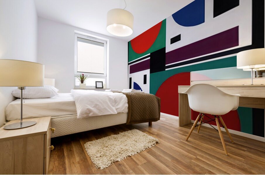 Auguste Herbin 10 Mural print