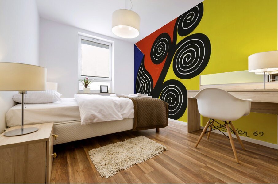 Alexander Calder 9 Mural print