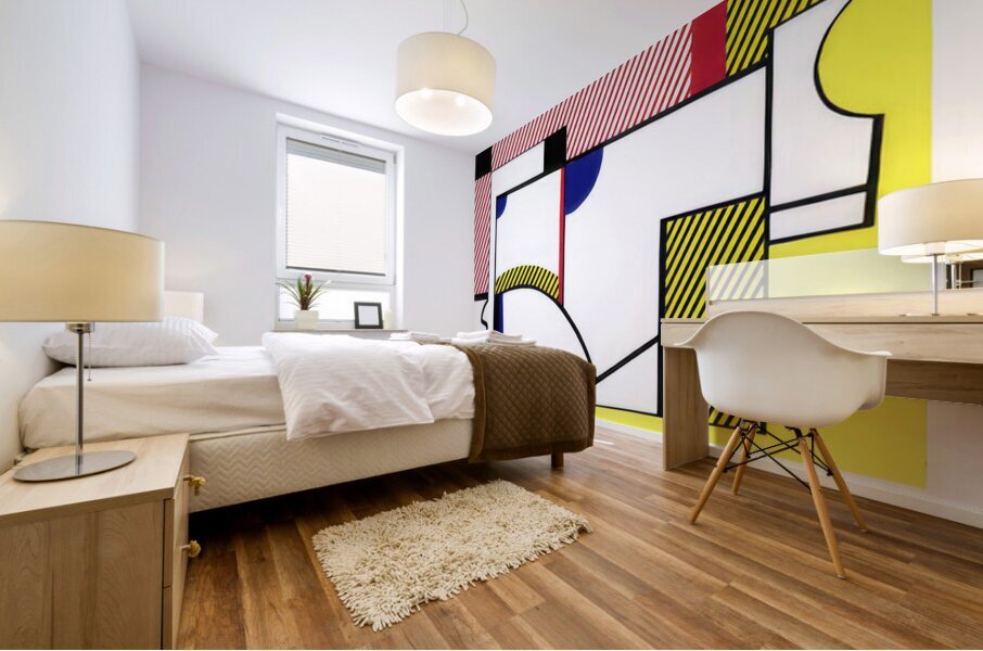 Roy Lichtenstein 5 Mural print