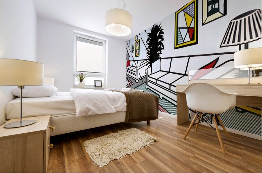 Roy Lichtenstein 50 Mural print