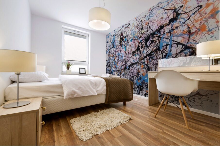 Jackson Pollock 4 Mural print