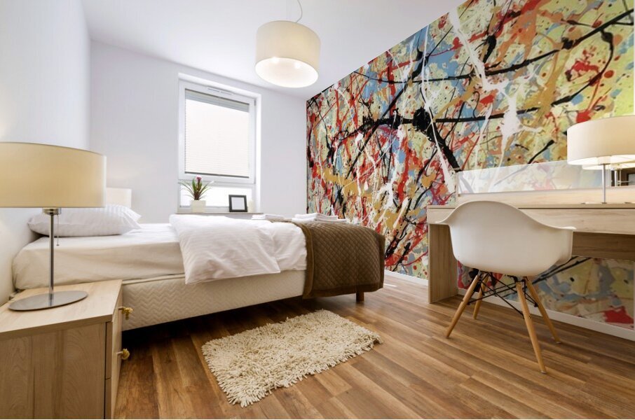 Jackson Pollock 23 Mural print