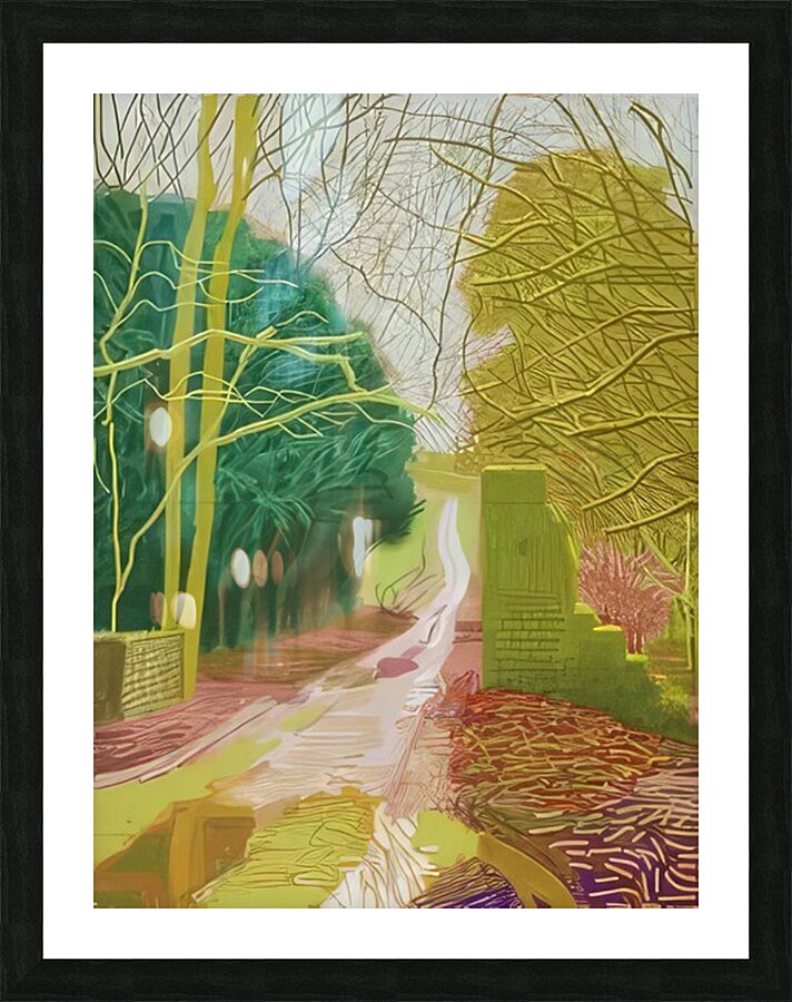 David Hockney 7 Picture Frame print