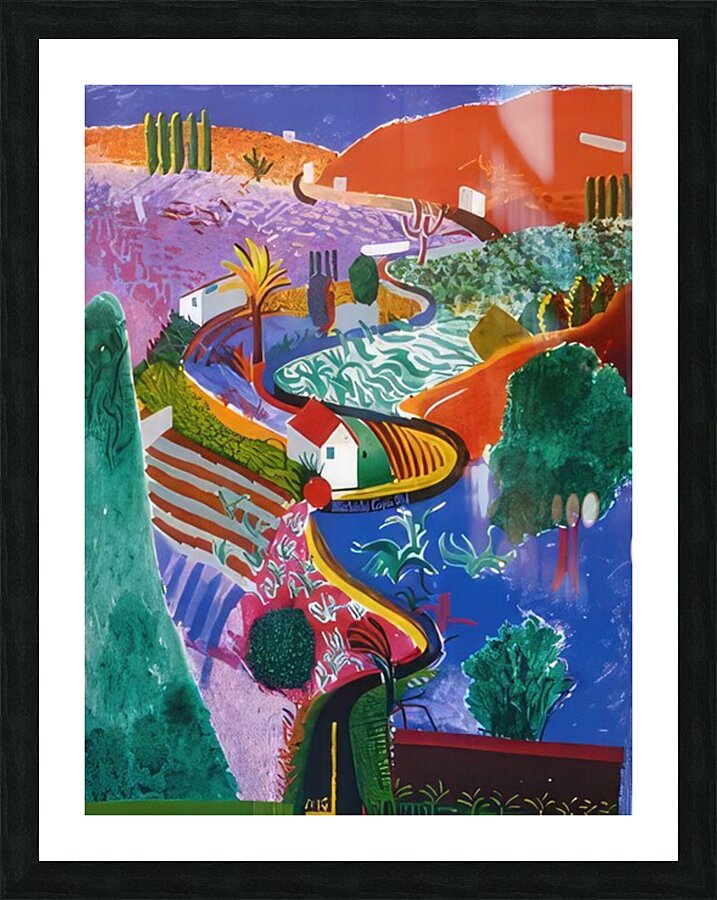 David Hockney 15 Picture Frame print