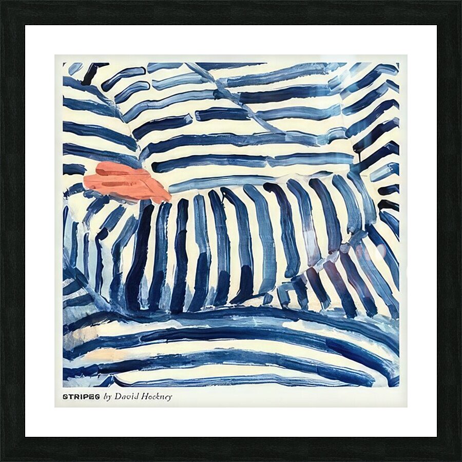 David Hockney 24 Picture Frame print