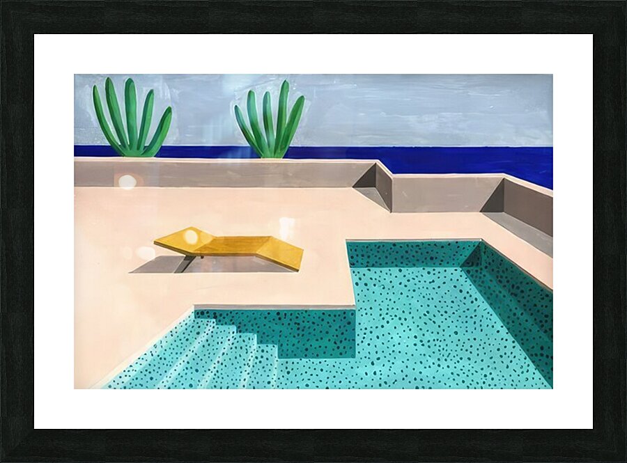 David Hockney Picture Frame print